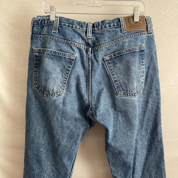 Diamond Gusset Mens Jeans Blue Denim Five Pocket USA Made 37x32 DMR 104A - Picture 4 of 15